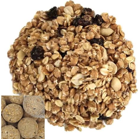 Bird Food, High-Energy Seed & Suet, Complete Wild Bird Food Set (1/3)