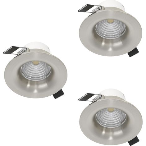Faretto Incasso Moderno Saliceto Alluminio Grigio Led 6W 580Lm Ip20 (1/2)