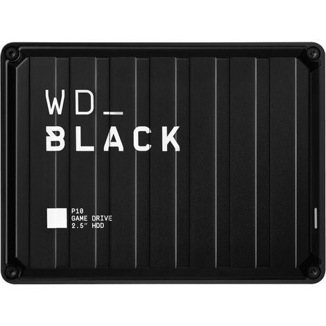 Western Digital P10 Game Drive Externe Festplatte 4 TB 2.5" Micro-USB B 3.2 Gen 1 (3.1 Gen 1) Schwarz