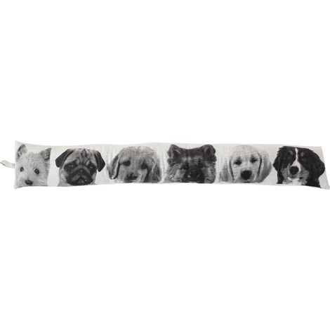 Boudin de Porte Chiens "Vickie" 90cm Écru (1/3)