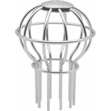 Filtres pour gouttière,1 Pcs(75mm), Fuite GouttièRe Garde Filtre, La protection des ballons en fil de fer pour tuyau de gouttière arrête le blocage des feuilles de boue de mousse (1/5)