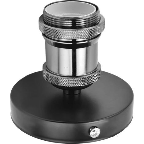 Support de Lampe Plafond - 1 Pièce - Céramique et Métal Noir - Base E26 E27 Vintage - Pour Salon Café Boutique - Compatible Ampoules Standard (1/5)