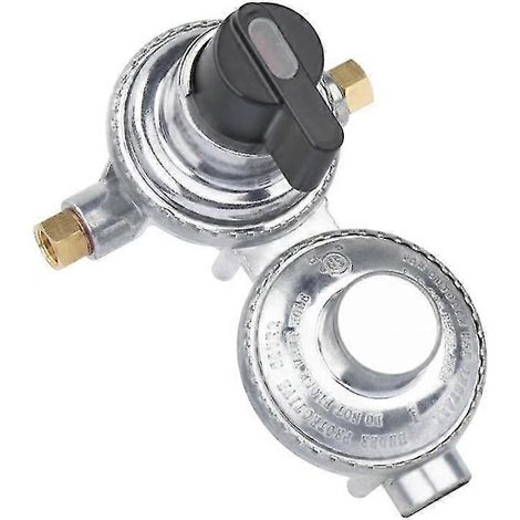 Régulateur de gaz propane LP à commutation automatique à 2 étages, raccord évasé inversé SAE 1/4 pouce pour VR (1/5)