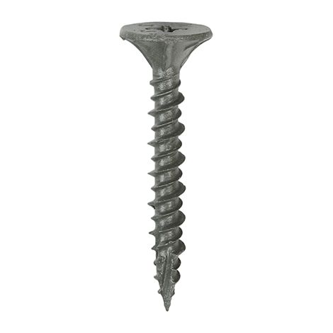 TIMCO Twin-Cut Cement Board Countersunk Exterior Silver Screws - 4.2 x 32 (1/2)