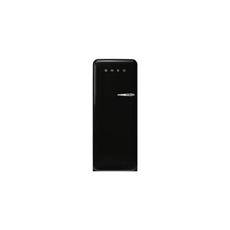 Réfrigérateur congélateur 1 porte Smeg FAB28LBL6 pose libre noir brillant 150 cm ouverture à gauche (1/5)