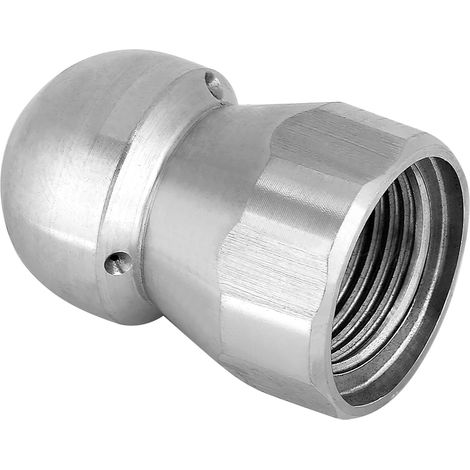 Lanceur haute pression 3/8" tuyau de dégorgement pour canalisation, buse de nettoyage, accessoire de débouchage pour évacuation, flexible robuste pour jet d'eau (1/5)