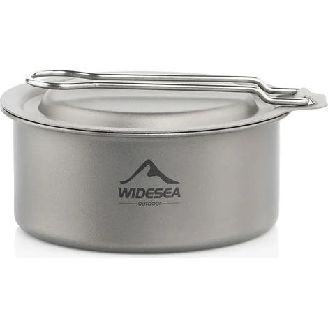 Réchaud de camping Widesea en titane, brûleur à alcool, chauffage portable au bois et au charbon de bois, fourneau, fournitures de cuisine de survie en plein air pour la randonnée, réchauds de cuisine (1/3)