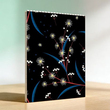 Pour les amis distingués : un souvenir en blocs, une déco intérieure douce (1/5)