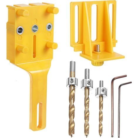 6/8 / 10mm trou poinçon à main trou poinçon travail du bois planche verticale perceuse outils de travail du bois (1/5)