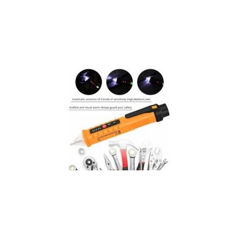 Penna elettrica a induzione Crezuo FS8909 con allarme acustico e luminoso senza contatto.
