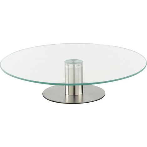 Plateau Tournant Verre "Glass" 30cm Transparent (1/4)