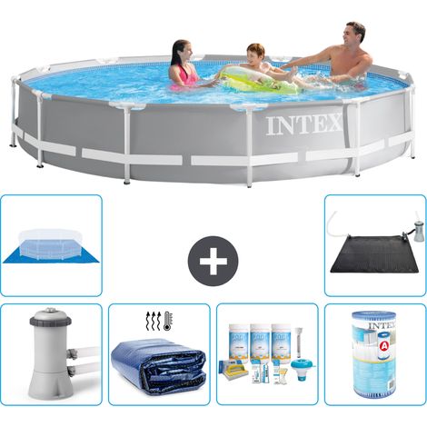 Intex Piscina Prism Frame Rotonda - 366x76 cm - 8-pezzi  S42122