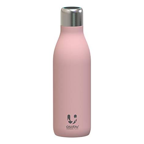 Asobu UV-Light Bouteille Purificatrice d'Eau Rose 0,5 L