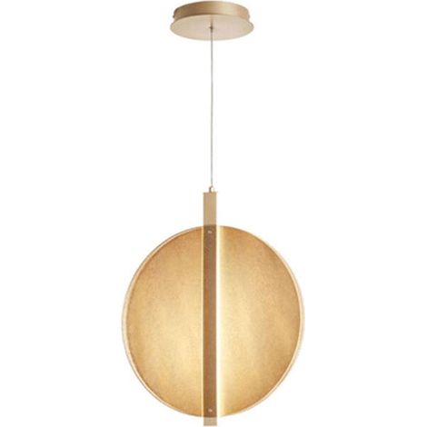 Suspension en verre et métal Ø45cm Juis L - Orange (1/5)