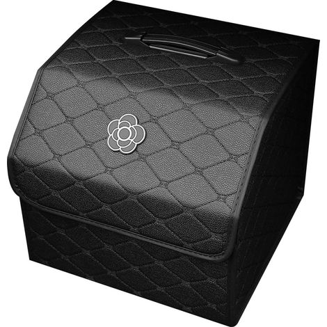Organiseur de coffre pliable pour voiture, organiseur de coffre de voiture, sac de rangement pliable avec poignée, boîte de rangement pliable (1/5)