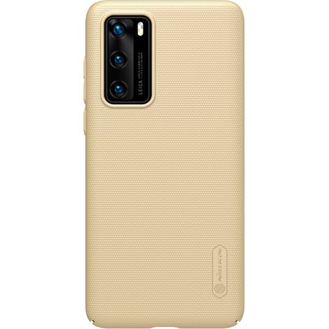 Funda Nillkin Super Frosted Shield para Huawei P40 (dorada) (1/3)