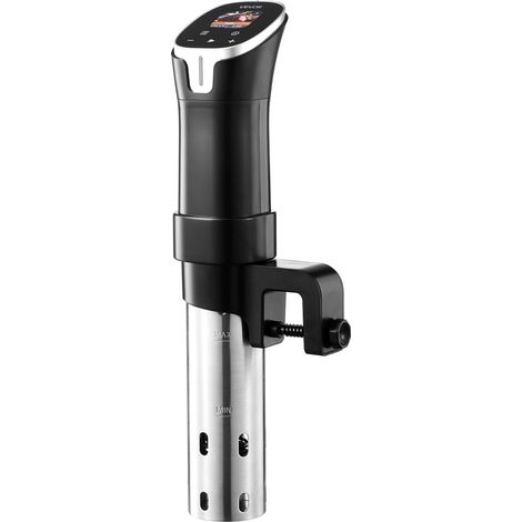 VEVOR Thermoplongeur Cuisson Sous Vide 1100 W Cuiseur Sous Vide Wi-Fi avec Controle par Application, Ecran Tactile LCD, 10 Recettes Predefinies, Chauffage Rapide, Temperature et Minuterie Precises (1/5)