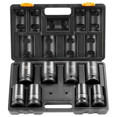 Coffret Douilles à Chocs 2 54 cm 8PCs à 6 Pans Kit pour Clé à (1/5)