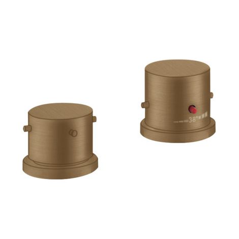 hansgrohe AXOR Starck 2-Loch Wannenrandarmatur mit Thermostat und (1/3)
