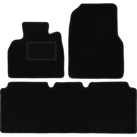 Tappetini in velluto nero per: Renault Grand Espace IV monovolume (2002-2014)