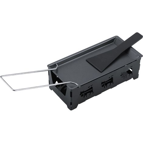 Appareil à raclette portable antiadhésif, plaque de cuisson rotative, ensemble pour cuisinière, outil de grillade pour la cuisine à domicile (1/5)