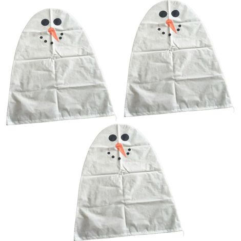 3 PCS Plantes Housse D'hivernage Housse de Protection,Protège bonhomme de neige de Noël, 90x103cm