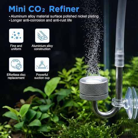 Diffuseur Aquarium, Diffuseur de Dioxyde de Carbone (1/2)