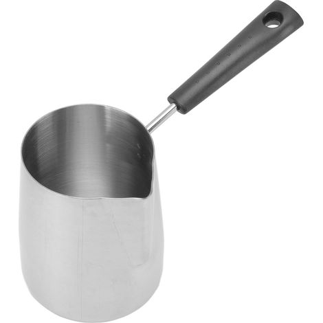 Milchkännchen aus Edelstahl 304, 600 ml, hitzebeständiges Kaffeekännchen, langer Griff, Barista-Werkzeug (1/5)