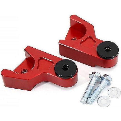 25-mm-CNC-gefrästes Aluminium-Tieferlegungskit für die Hinterachse der Honda ADV350 (Modell 2022) – Rot (1/5)