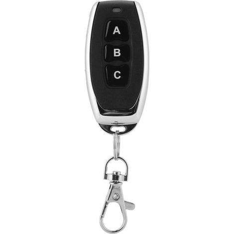 Télécommande Universelle Sans Fil 3 Boutons Métallique pour Portail et Garage Électrique (1/5)