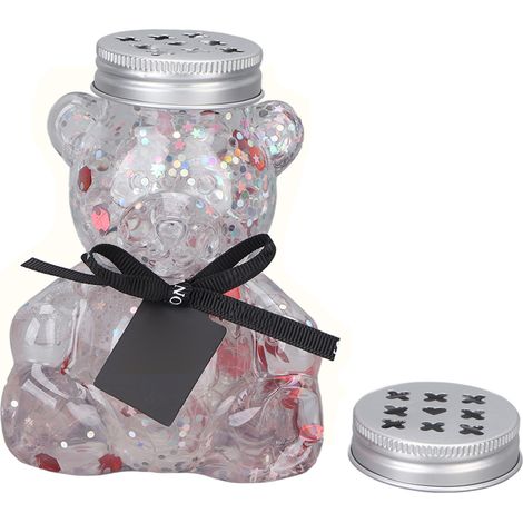 Déodorant d'ambiance Ourson Décoratif Flacon Parfumé Perles Anti-Odeurs Salle de Bain 204ml Lot de 1 (1/5)