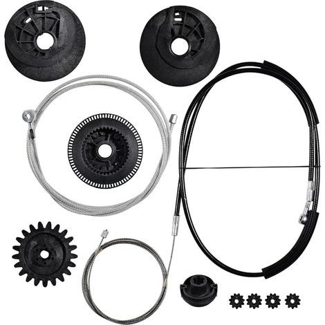 Kit de réparation de guide de porte coulissante électrique compatible avec Vito W639, Viano W639 et Classe V W447 A6398200442 (1/5)