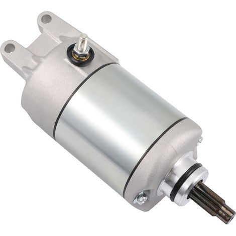 Starter assembly for Honda TRX300 with 10-tooth pinion, compatible with original factory quality starters for ATV off-road vehicles from model years 1988 to 2000.