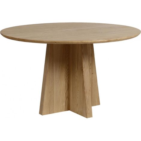 Table ronde - Bois - Beige - Interior's (1/5)