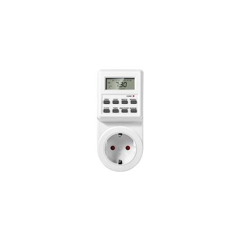 Programmateur Prise Electrique et Digitale, Prise Programmable à Cycle Alternatif et répétitif, Prise Minuteur Compte à Rebours, Prise Minuteur Programmable with LCD, Économiser Électricité (1/5)