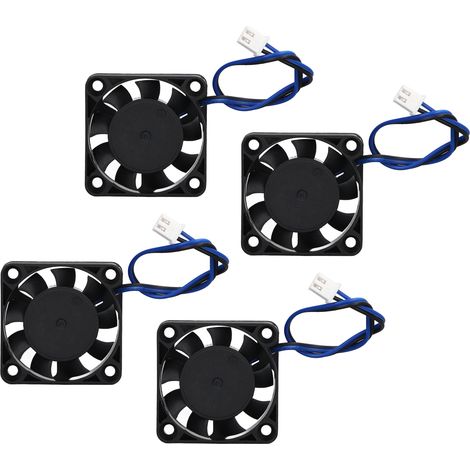 4 broches de ventilateur sans balais comme accessoires pour extrudeuse et hotend d'imprimante 3D (12V DC). (1/5)