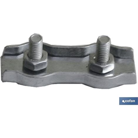 Colliers de serrage doubles plats M-3 pour épissures esthétiques en acier inoxydable A-2 et A-4