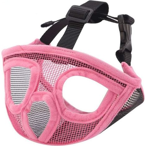 Muselière courte en maille respirante pour chien, réglable, anti-morsure et aboiement – DELKEVIC