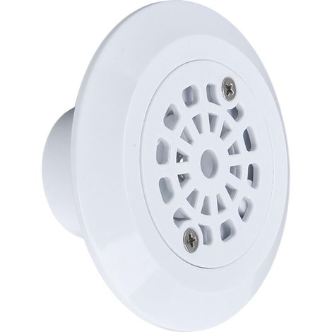 Siphon de Sol Blanc en Plastique for Piscine, bonde de Fond, Couvercle de vidange for Piscine, Spa, Source Chaude. (1/5)