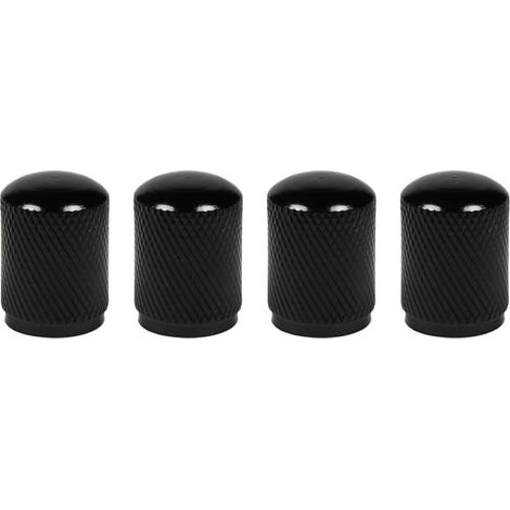 Bouchons de valve 4 en aluminium noir (1/3)