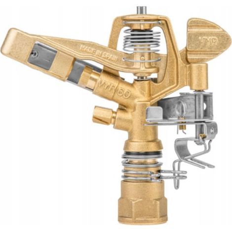 Aspersor pulsante de latón, rotativo, ajustable, sectorial, 360° GW3/4" 35m 0154 (1/2)