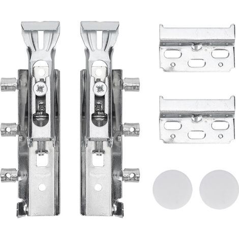 Armoire Rail de Suspension Réglable pour Meuble, Support Poids Lourd Accessoire Quincaillerie