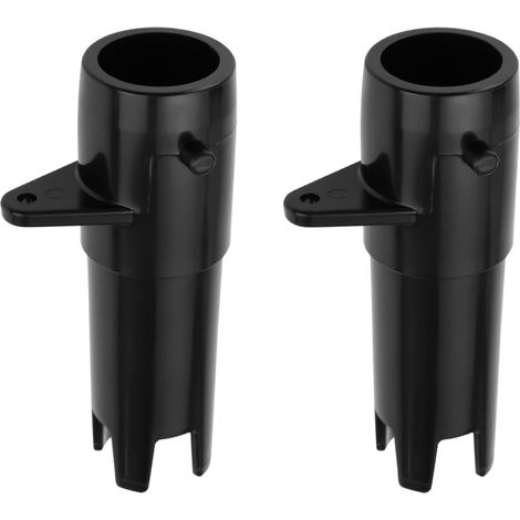 Ensemble adaptateur de tuyau de gonflage/dégonflage de baignoire en deux parties, comprenant une valve de dégonflage de rechange, compatible avec les marques Bestway et Coleman, noir. (1/5)