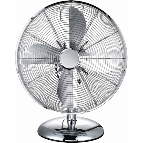 VENTILATEUR CHROME TABLE EFFE