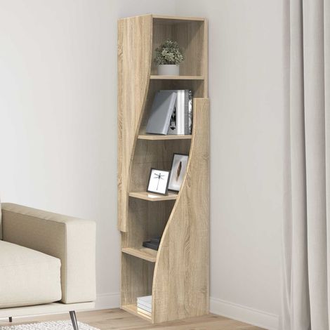 vidaXL Armario de esquina 32x32x140cm Madera de ingeniería (1/5)