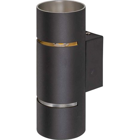 Lampada da parete Lampada da parete Faretto Lampada da soggiorno a LED da specchio con funzione UP DOWN, metallo nero, 1x LED 1x 9W 1x 800 lm, HxL 20x8 cm (1/5)