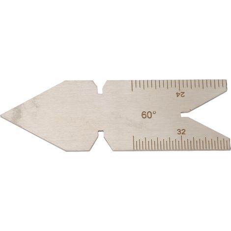 1 pièces outil de coupe de tour de filetage de jauge de queue de poisson centrale en acier inoxydable(1) (1/5)