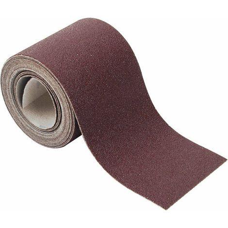 Rotolo Carta Abrasiva Vetrata Velcrato 4 Mt Grana 60 80 120 180 Wolfcraft - Grana: 120