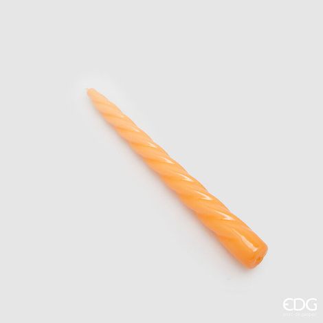 EDG Enzo De Gasperi Candela Stelo Twist H 23 Cm D 22 Mm Cf 10 Pz Salmone