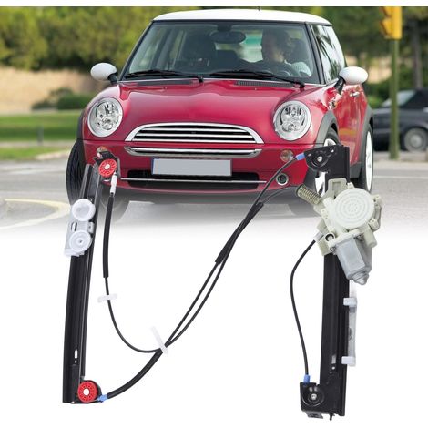 Lève-vitre électrique avec moteur, compatible avec Mini Cooper 2002-2005, côté gauche (51337039451) (Référence : HB-MN451-1) (Surdimensionné) (1/5)